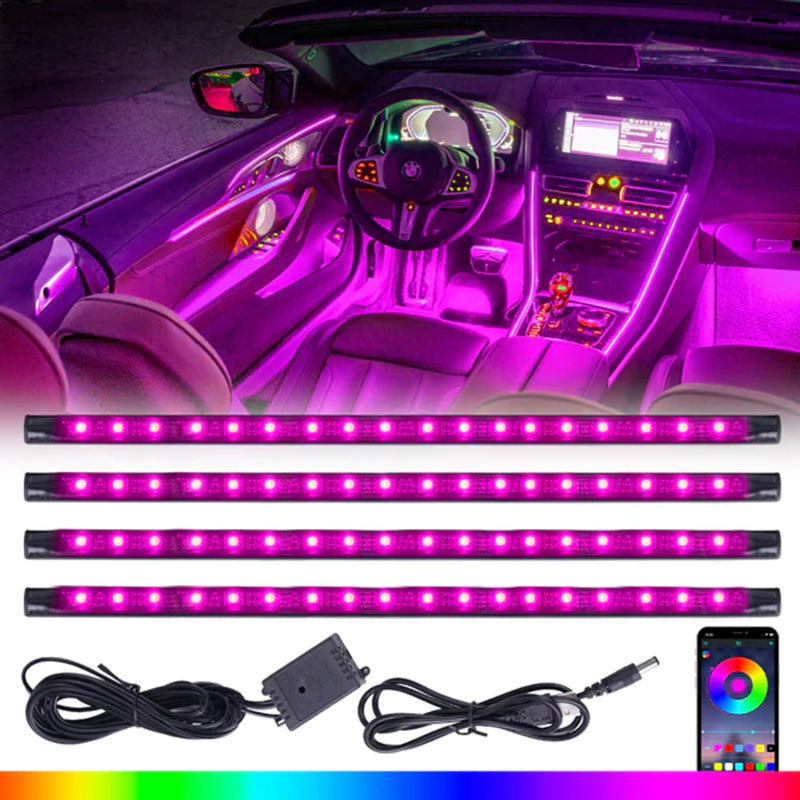 Atmosphere light -18 LED RGB-USB plug-set color box