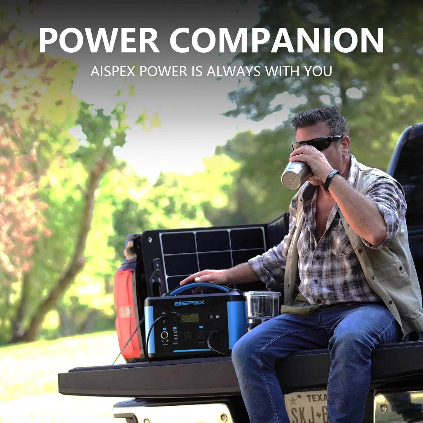 Power Play 600 Portable Power Station, 640Wh Backup LiFePO4 Battery, 110V/600W AC Outlet