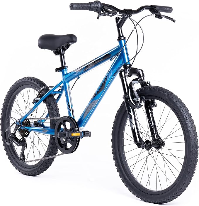 Huffy 20 Blue Stone Mountain Bike 20 6 Speed Color Blue Boys RigMore In Stock