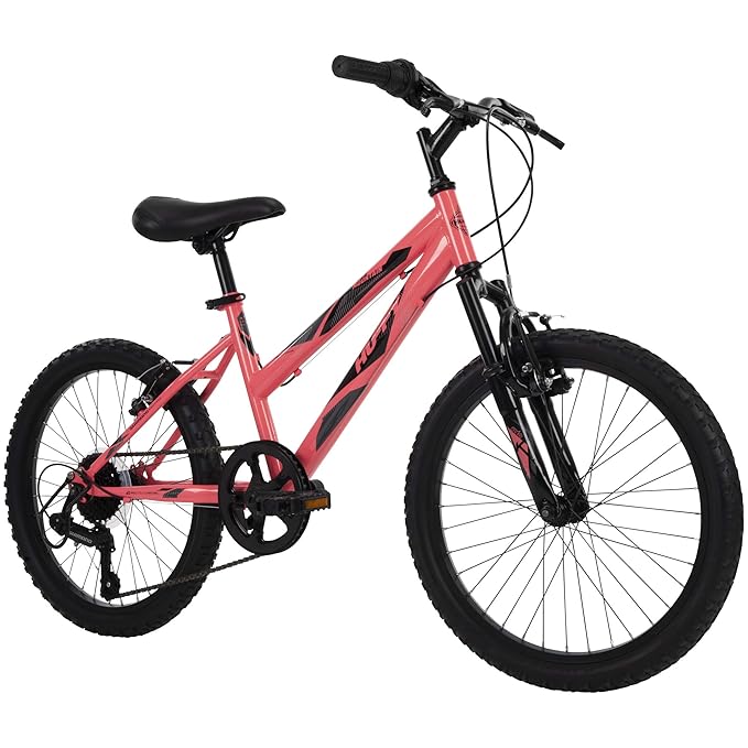 Huffy Kids Hardtail Mountain Bike for Girls, Summit Ridge 20 inch