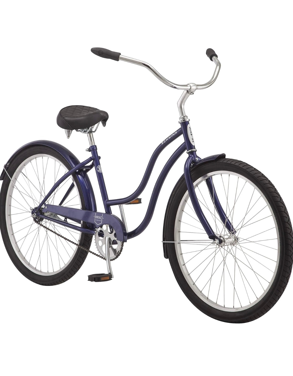 Schwinn Mikko Beach Cruiser Bike for Adult Men and Women, 1/3/7