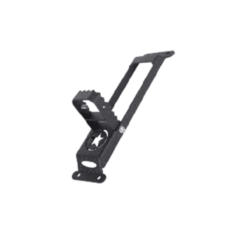 JK Wrangler Door Pedal Five-Pointed Star Bracket-Black-Single