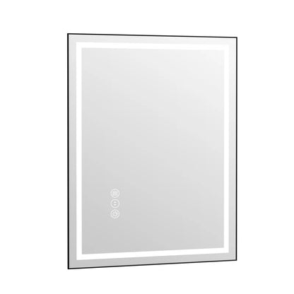 Lanard Rectangle Front Light and Backlit Aluminum Framed Mirror LED Vanity MirrorLED Mirror