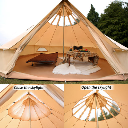 4M Cotton Bell Skylight Tent