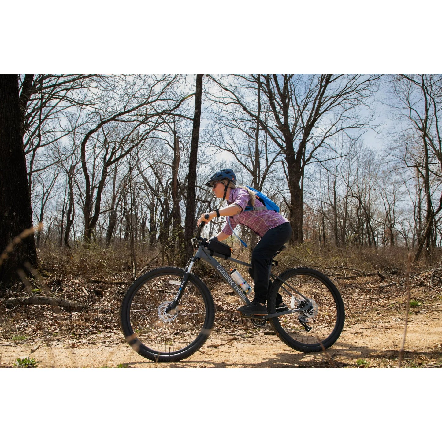 Refurbish Ozark Trail 29" Ridge Mountain Bike, Large Frame, Fits Riders 5'9" - 6'2"+, Gray, Adult, Unisex