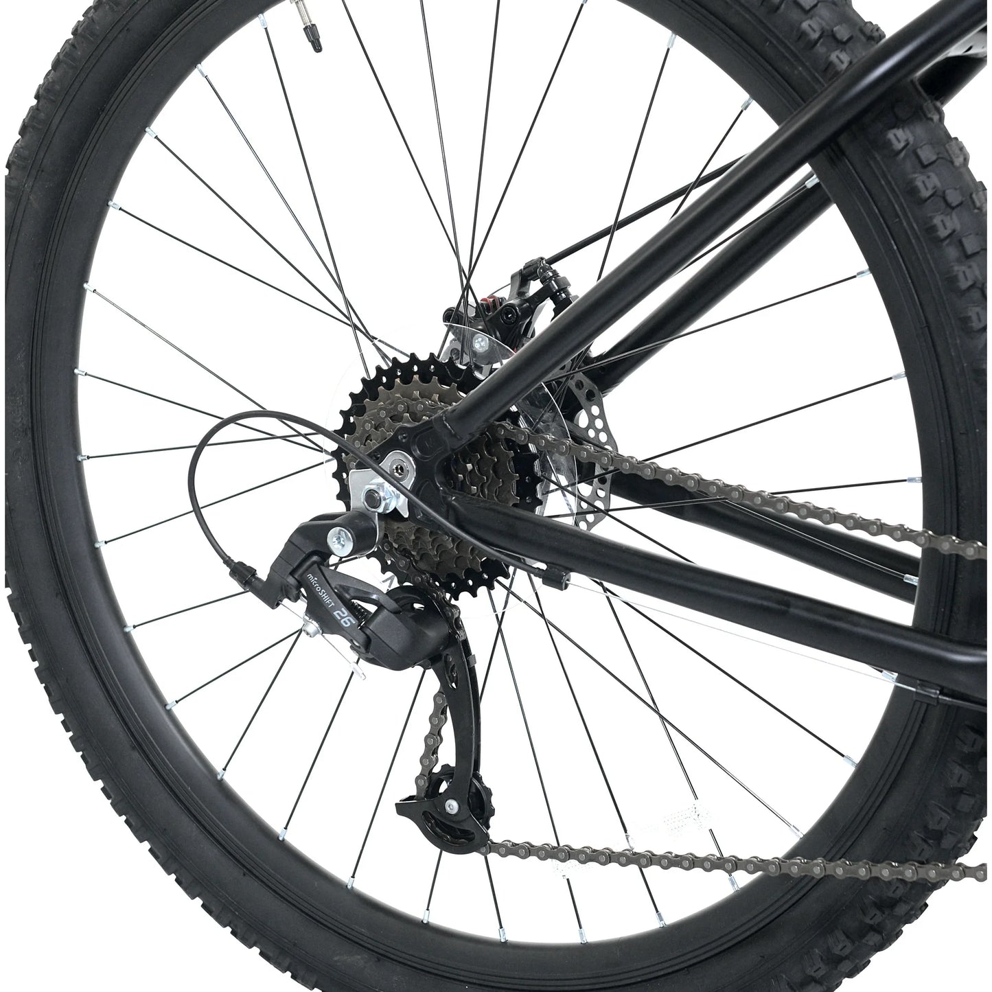 refurbish bike Ozark Trail Vibe Mountain Bike, 27.5" Wheels, Medium Frame, Fits Riders 5'3" - 5'8", Black, Adult