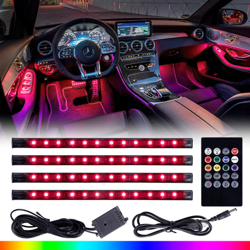 Atmosphere Light -12led Rgb-usb Plug-set Color Box