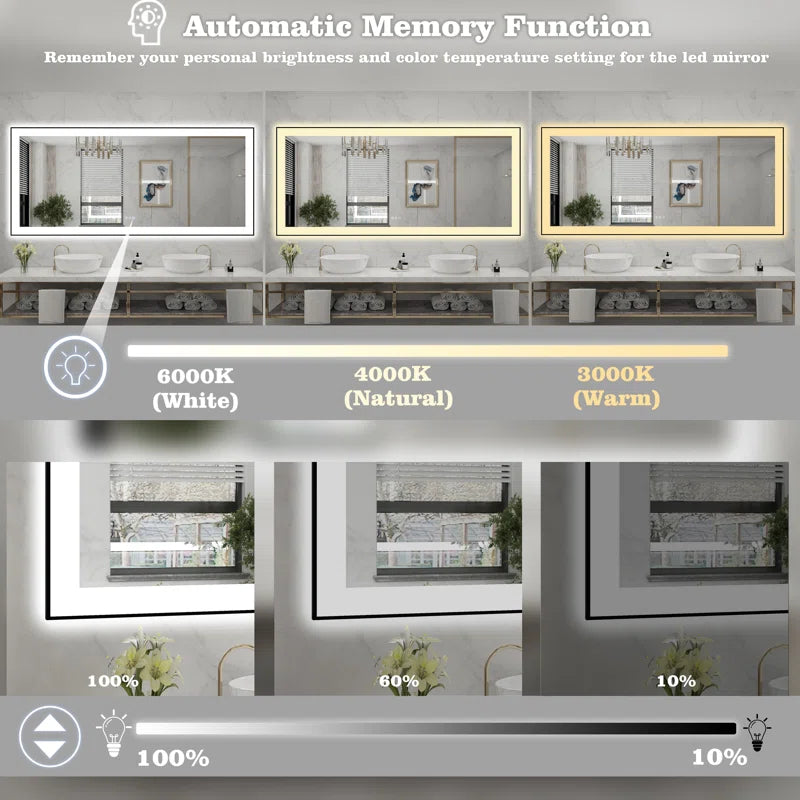 72" X 32" This Wall Mirror Is A Practical And Decorative Mirror