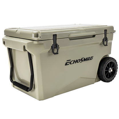 75Qt New Khaki Color Insulated Box With Wheels