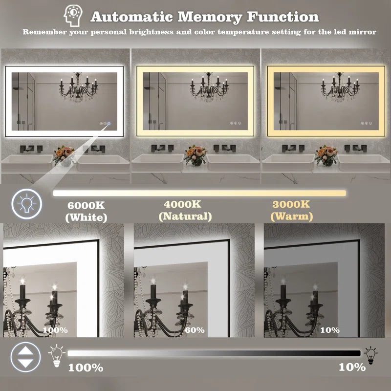 40" X 24" This wall mirror is a Practical and decorative mirror