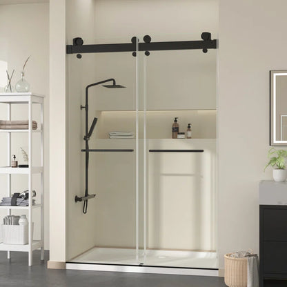 60" W x 79" H. Frameless Shower Door with Advanced Closing System See More by Hypertaire