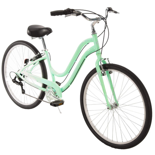 refurbish  Huffy Parkside Adult Comfort Bike, 27.5" Wheels, Ages 14+ Years, Mint Green