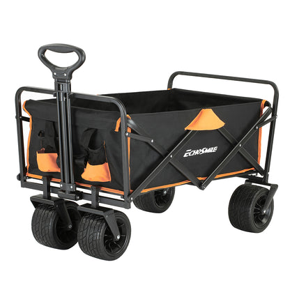 Black and Orange Colorblocked Bi-Fold Campers