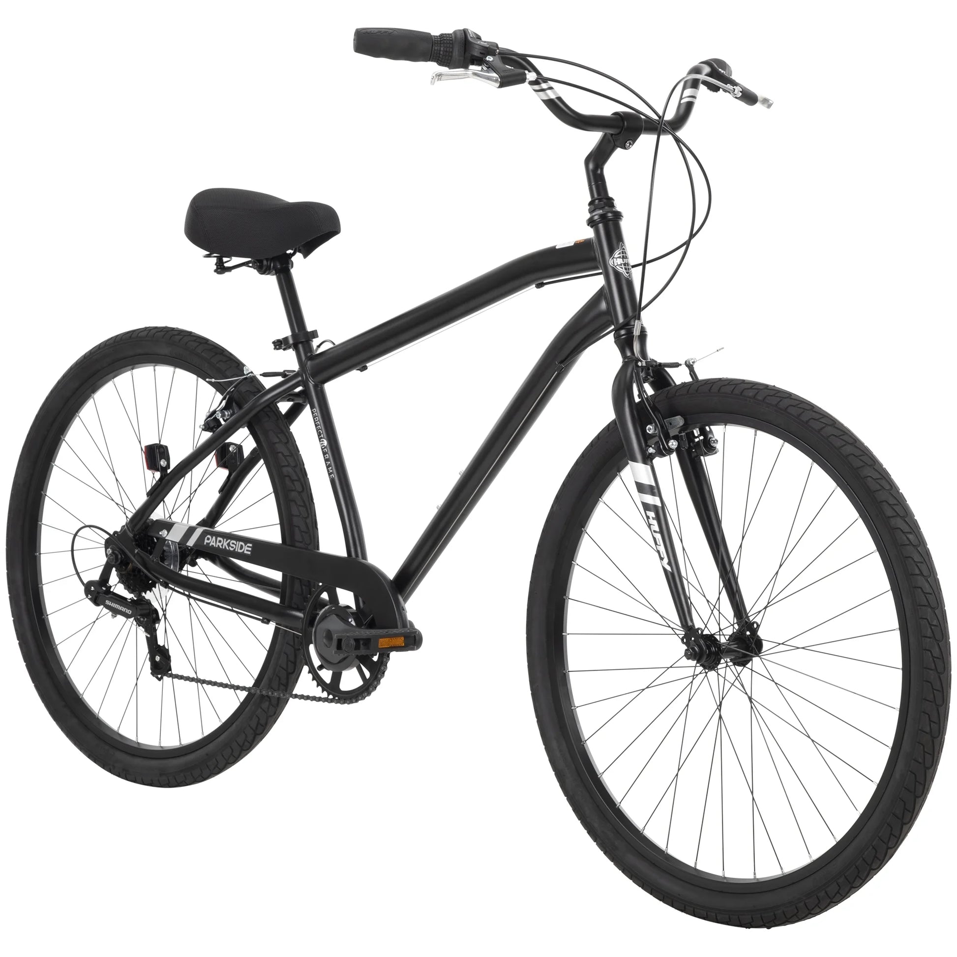 Refurbish Huffy Parkside Adult Mens Comfort Bike 27.5 Wheels 7 Spee RigMore In Stock