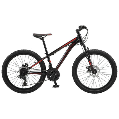 refurbish Schwinn 24-in. Sidewinder Unisex Mountain Bike, Black & Teal, 21 Speeds