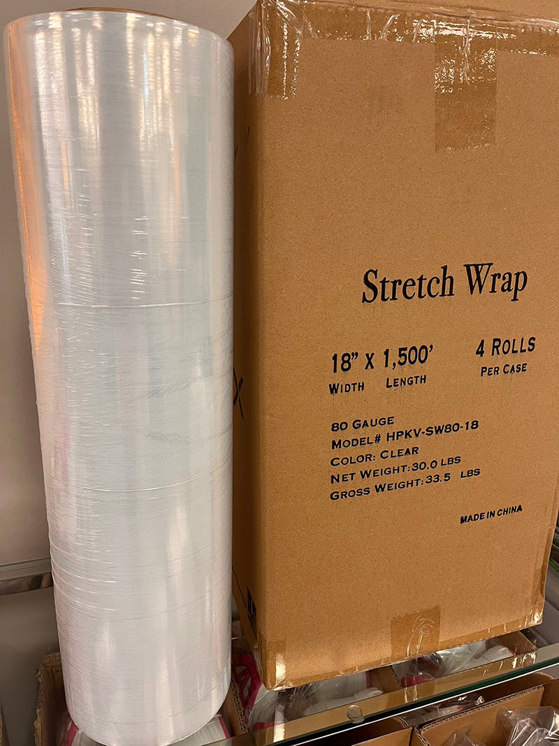 Industrial strength plastic clearance wrap