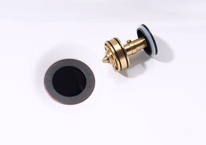 XSG-ORB07 | Pop-Up Drain Stainless Steel With Overflow Anti-Clogging for Vessel Sink Lavatory Vanity Sink Drain with Strainer Basket, Oil Rubbed Bronze