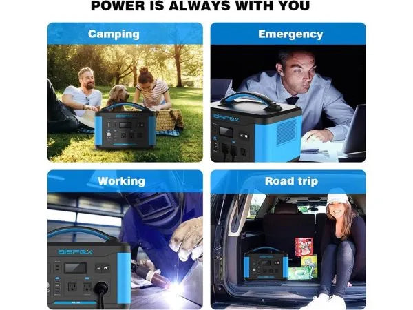 Power Play 1500W, Portable Power Station, 1408Wh Backup LiFePO4 Battery, 110V/1500W AC Outlet