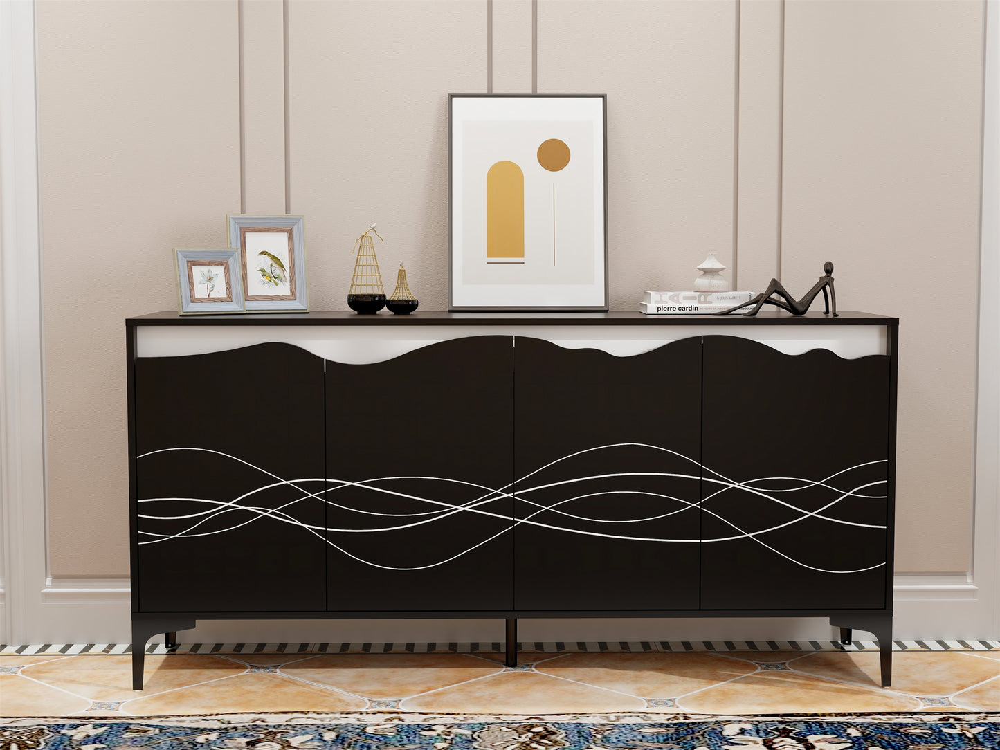 Four-door modern sideboard