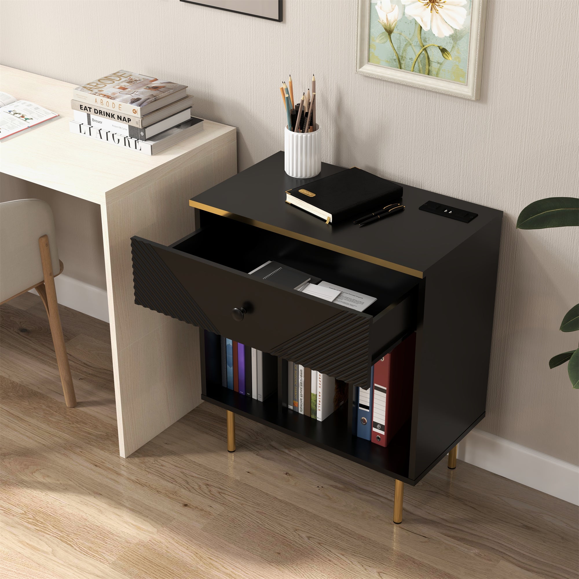 1 Drawer Audio Rack Stands – RigMore In Stock