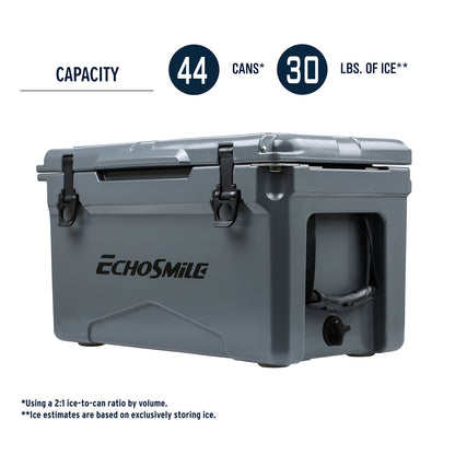 30Qt New Gray Insulated Box