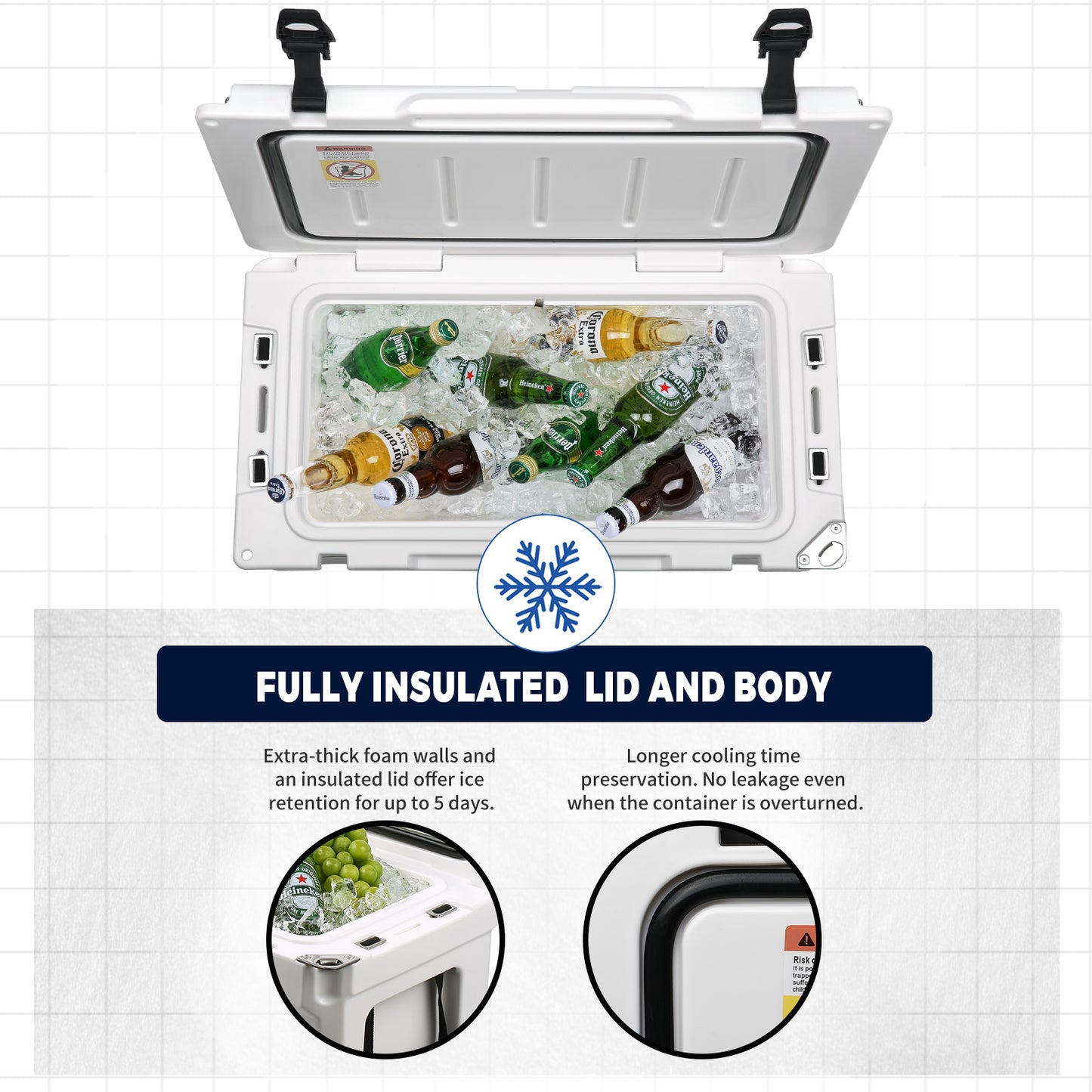 35QT New White Warming Box