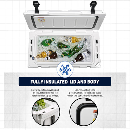 35QT New White Warming Box