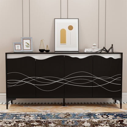 Four-door modern sideboard