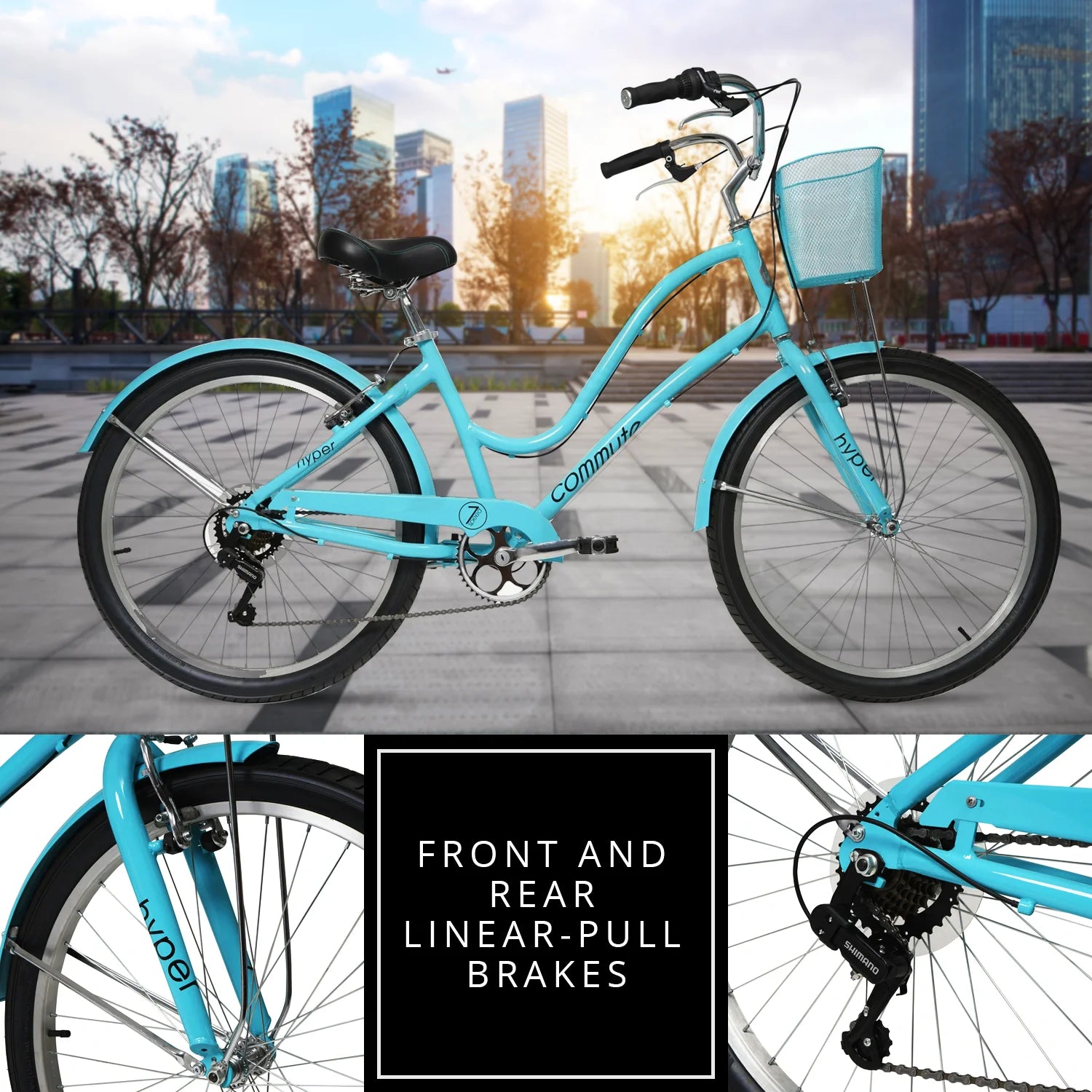 Beach Cruiser Bike Hyper Commute Bike Velo Enfant Bikes For