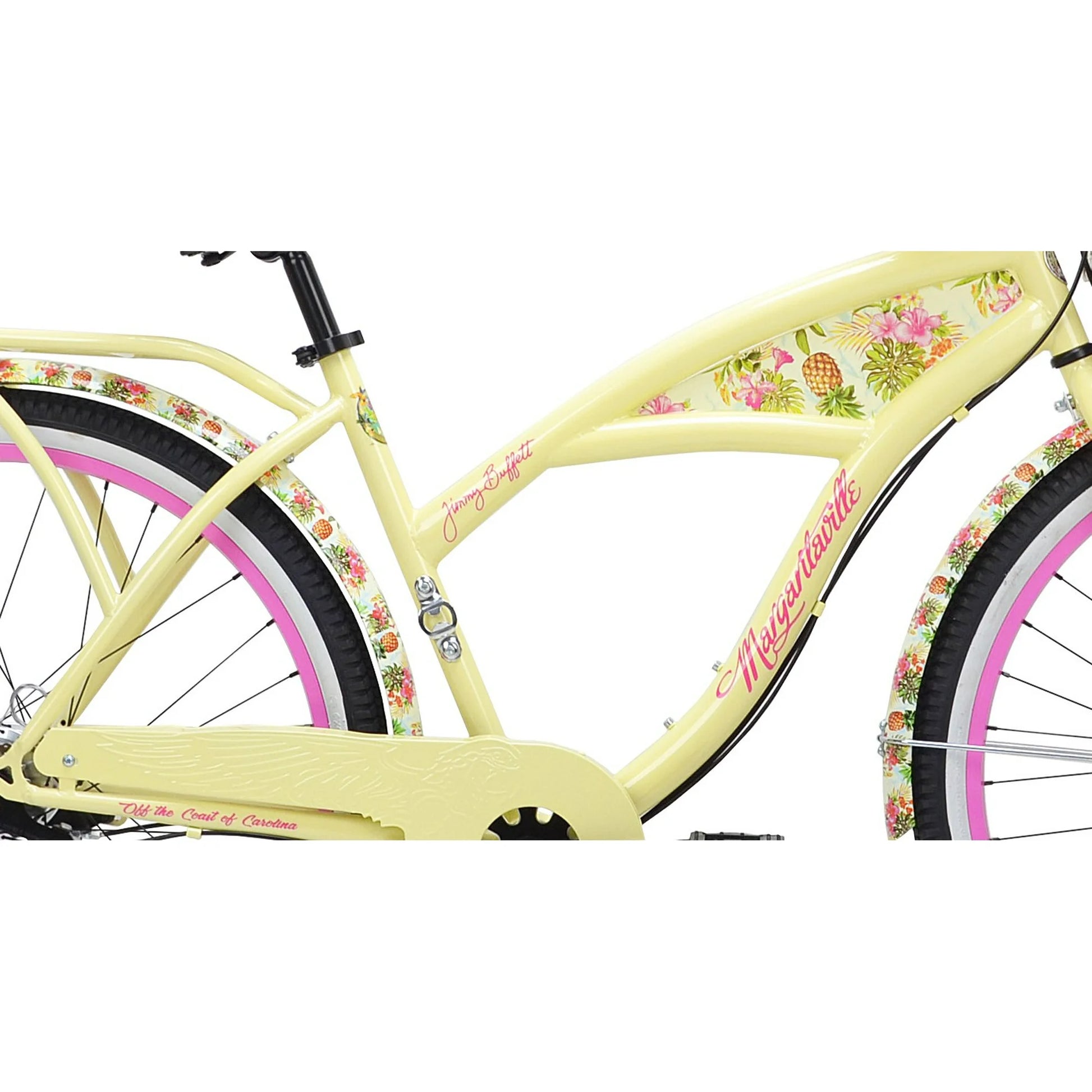 Refurbish Kent Margaritaville 3 Speed Cruiser Bike 26 Wheels Yellow RigMore In Stock