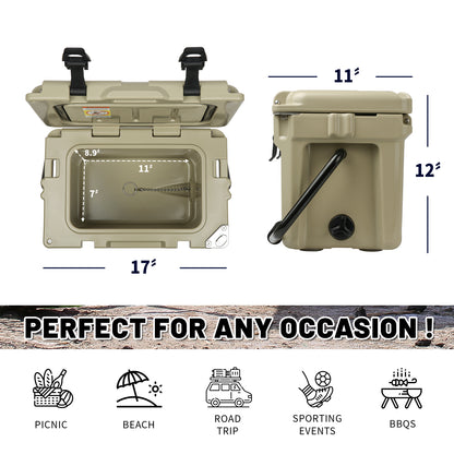 12QT New Khaki Insulation Box