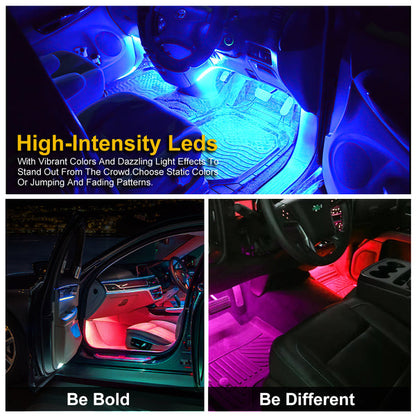 Atmosphere Light 18LED RGB APP-Cigarette Lighter Plug Color Box