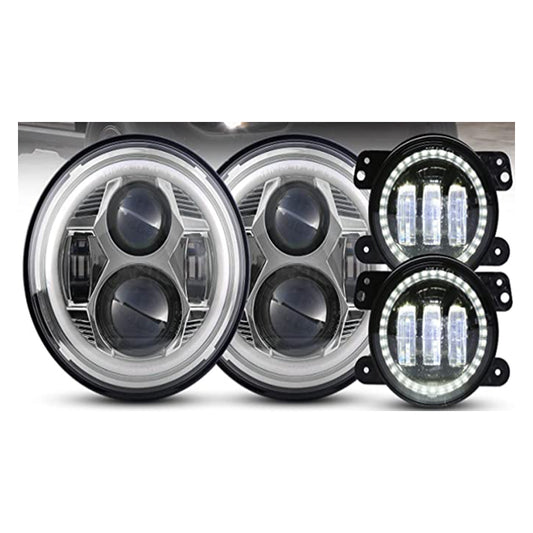 Jeep Demon Fog Lamp Combination Silver