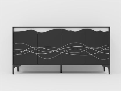 Four-door modern sideboard