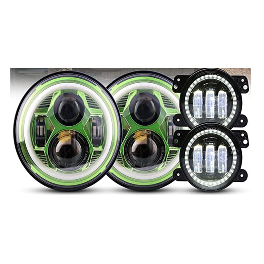 Jeep Demon Fog Light Combination Green