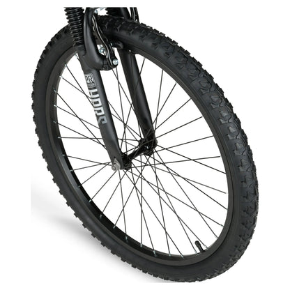 refurbish  Hyper Bicycles Havoc Mountain Bike, 24" Wheels, Youth Ages 10-14 Years Old, Black