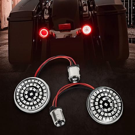 Harley Turn Signal-1156 Red-Pair