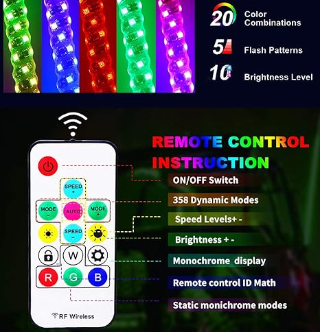 1-2  1.2M App+Control Box USA Flag 2 Pc2