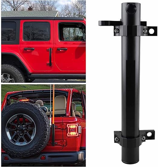 2007-2017 Jeep Tail Light Flag Pole Bracket-Set