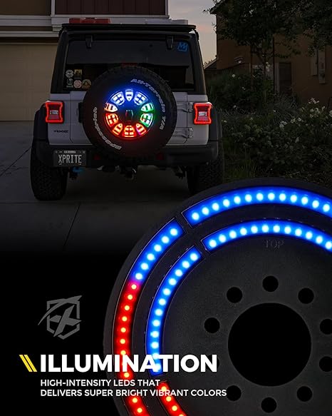 Jeep 3rd Braking Light RGB-Double Ring