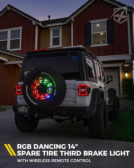 Jeep 3rd Braking Light RGB-Double Ring