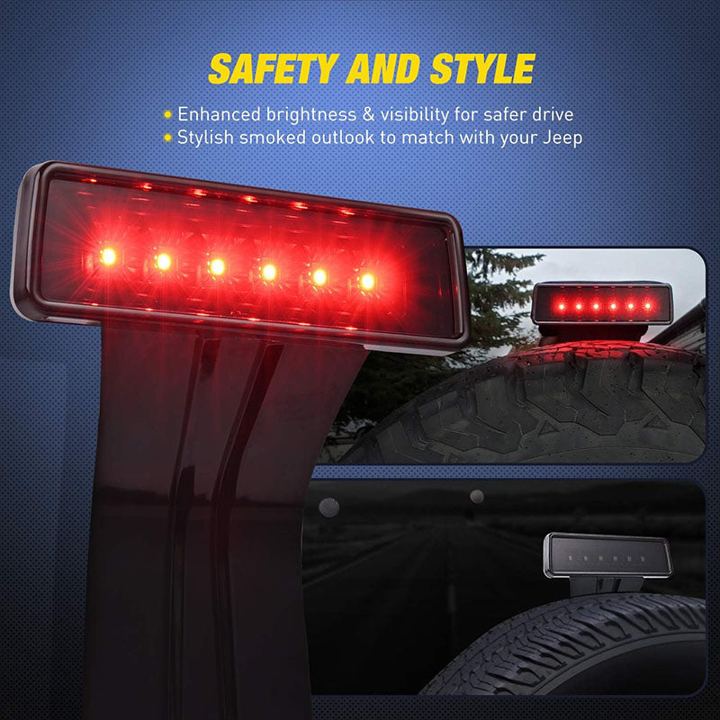 Jeep High Level Brake Light-black