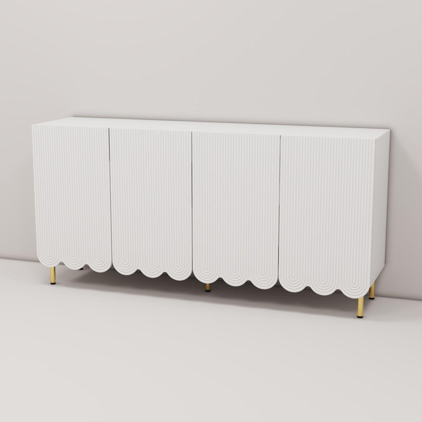 Folio 4-Door Cream Style Sideboard