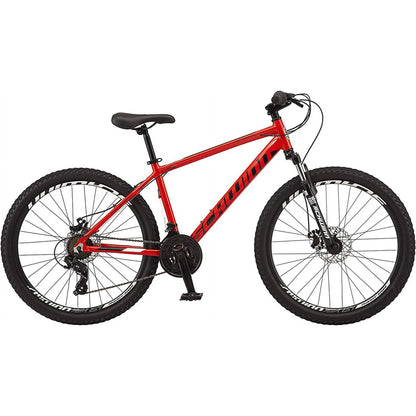 refurbish Schwinn High Timber Youth/Adult Mountain Bike for Men and Women, Aluminum and Steel Frame Options, Speeds Options, Inch Wheels Red/Black 26-Inch Wheels Aluminum Frame and Disc Brakes