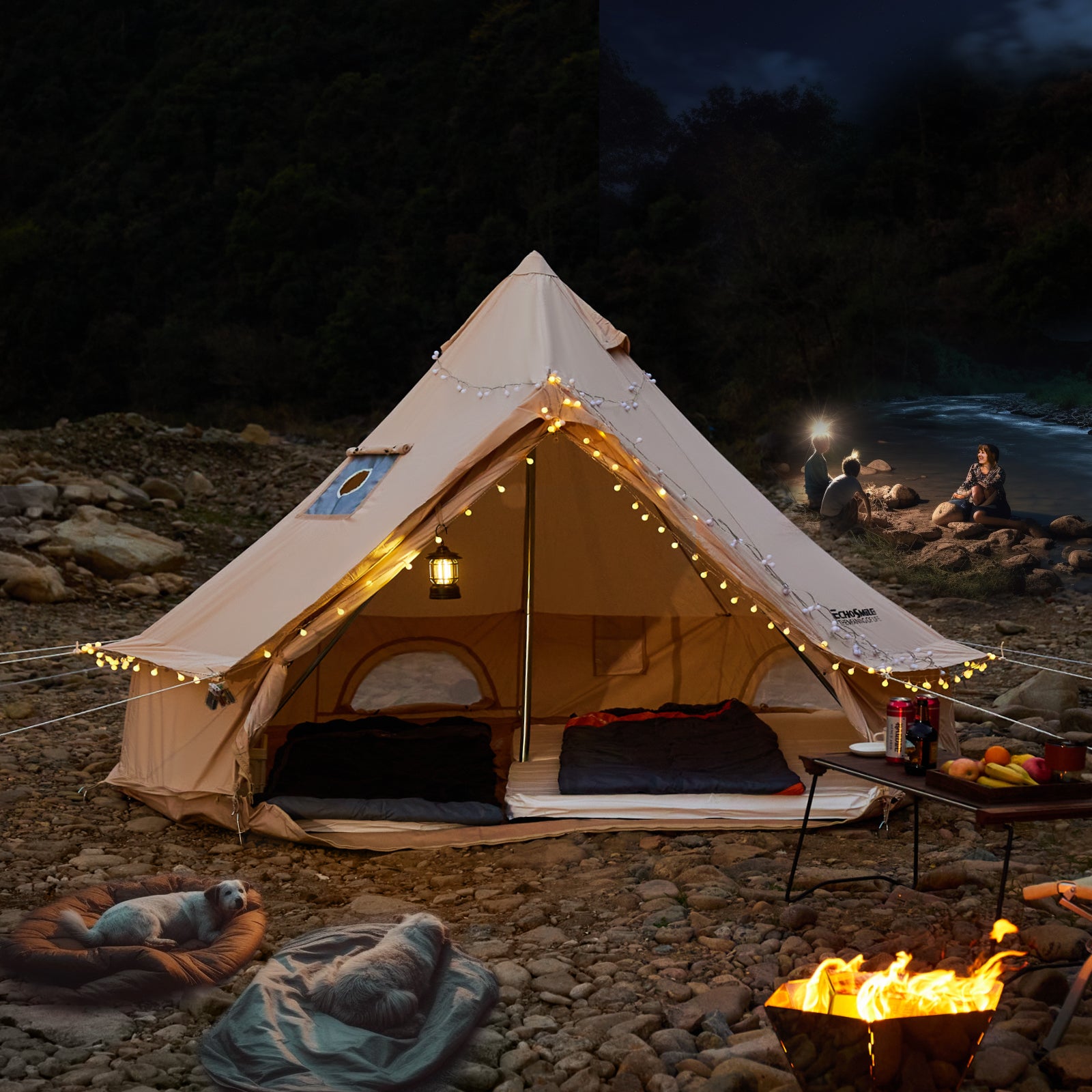 3M Cotton Bell Tent – RigMore In Stock