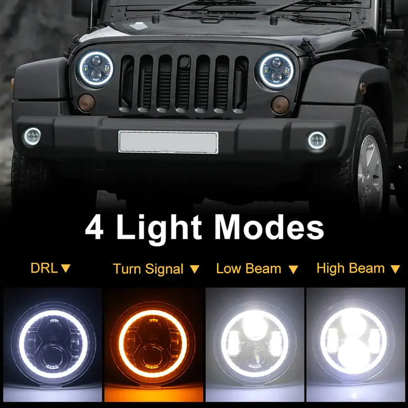 Jeep Demon Fog Lamp Combination Orange