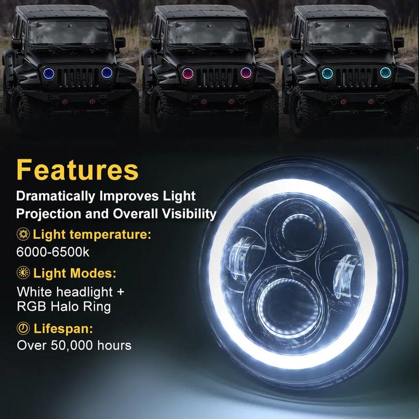 RGB Led Headlight