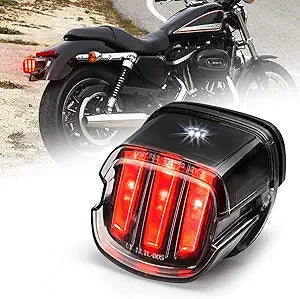 Harley Eagle Claw Taillight-Without License Light -Silver