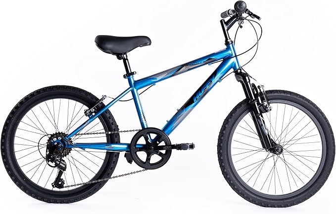 Huffy 20" Blue, Stone Mountain Bike 20" 6 Speed, Color: Blue Boys