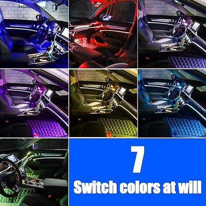 Atmosphere Light -12LED RGB-Cigarette Lighter Plug-Set Color Box